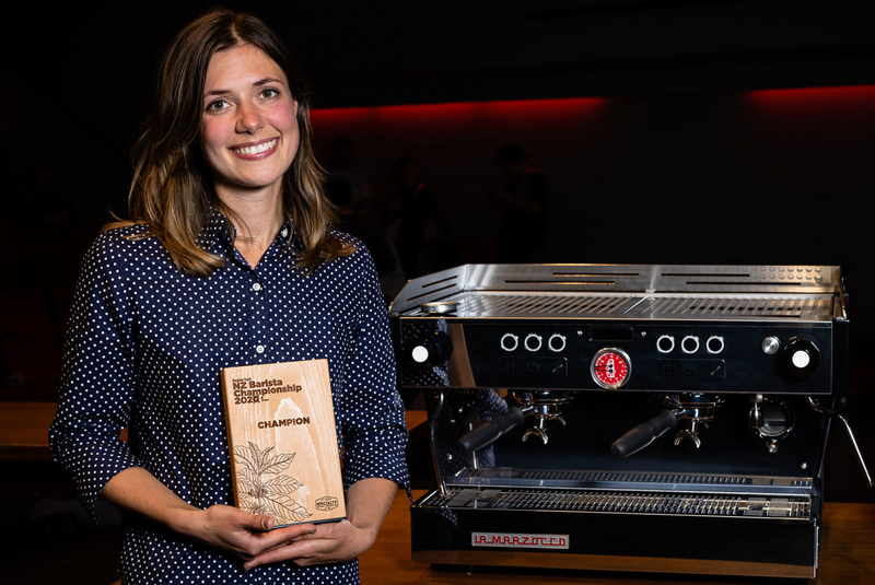 Luise Metelka - 2021 NZ Barista Champion