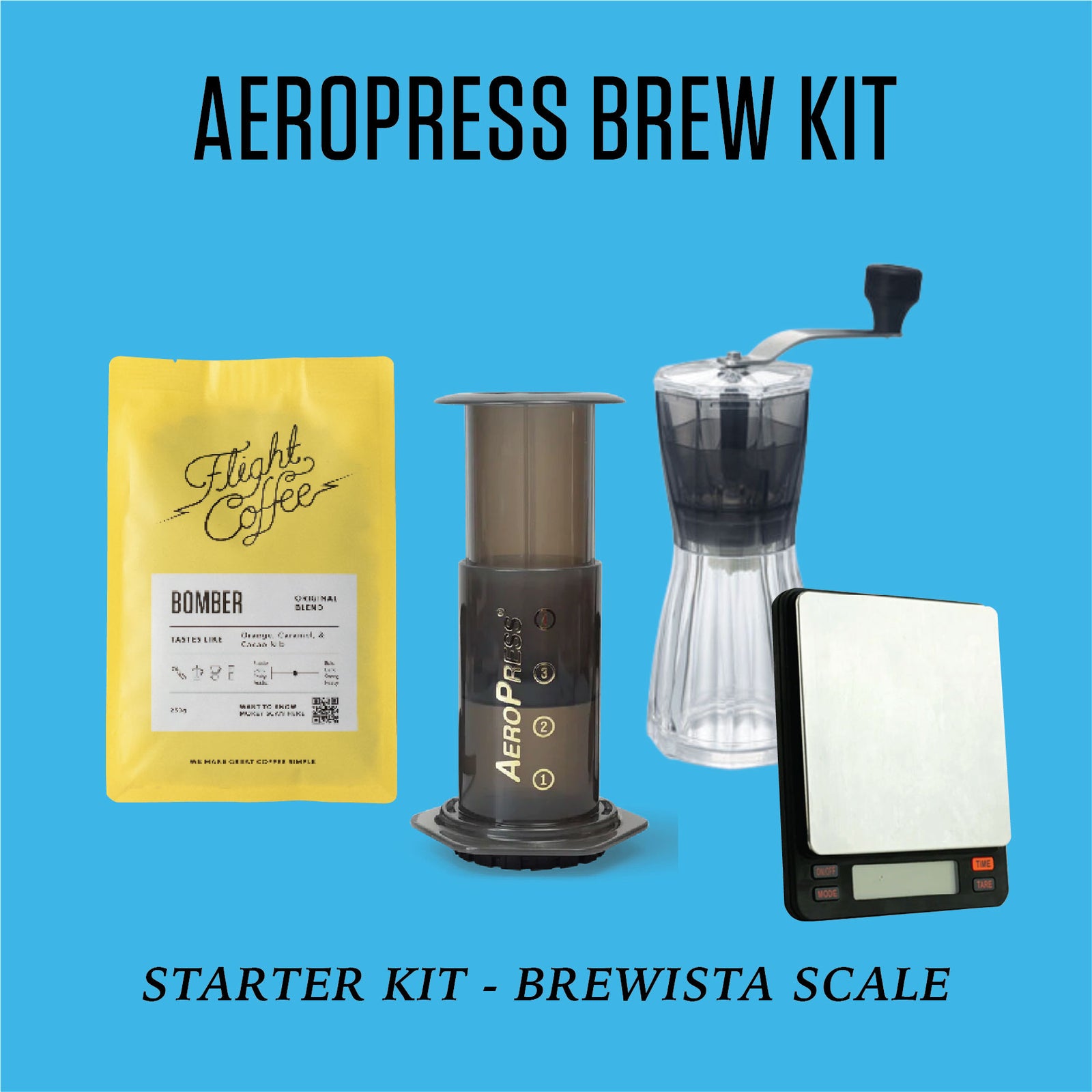 Aeropress Brew Kit w/ Brewista Scales