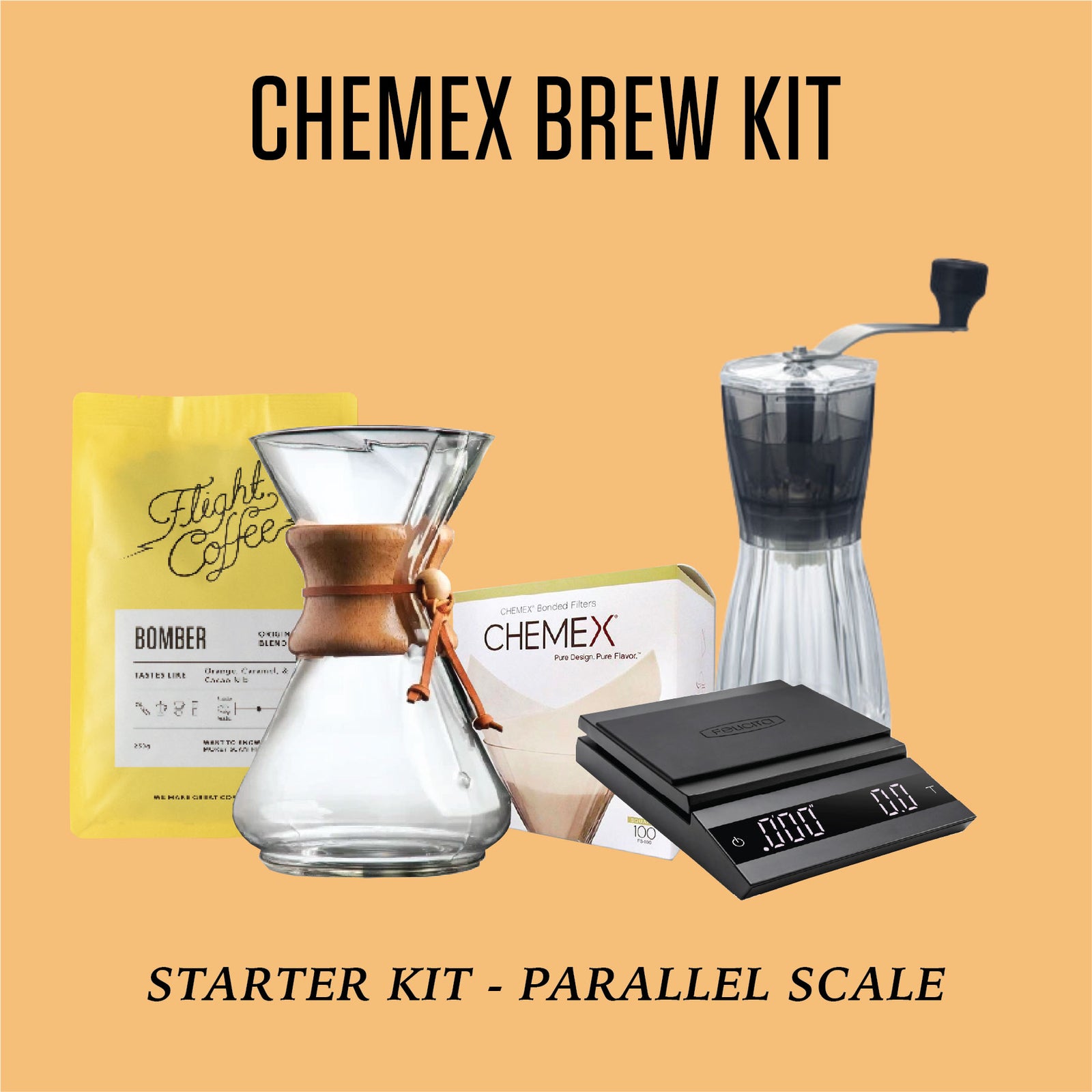 Chemex Brew Kit w/ Parallel Scales