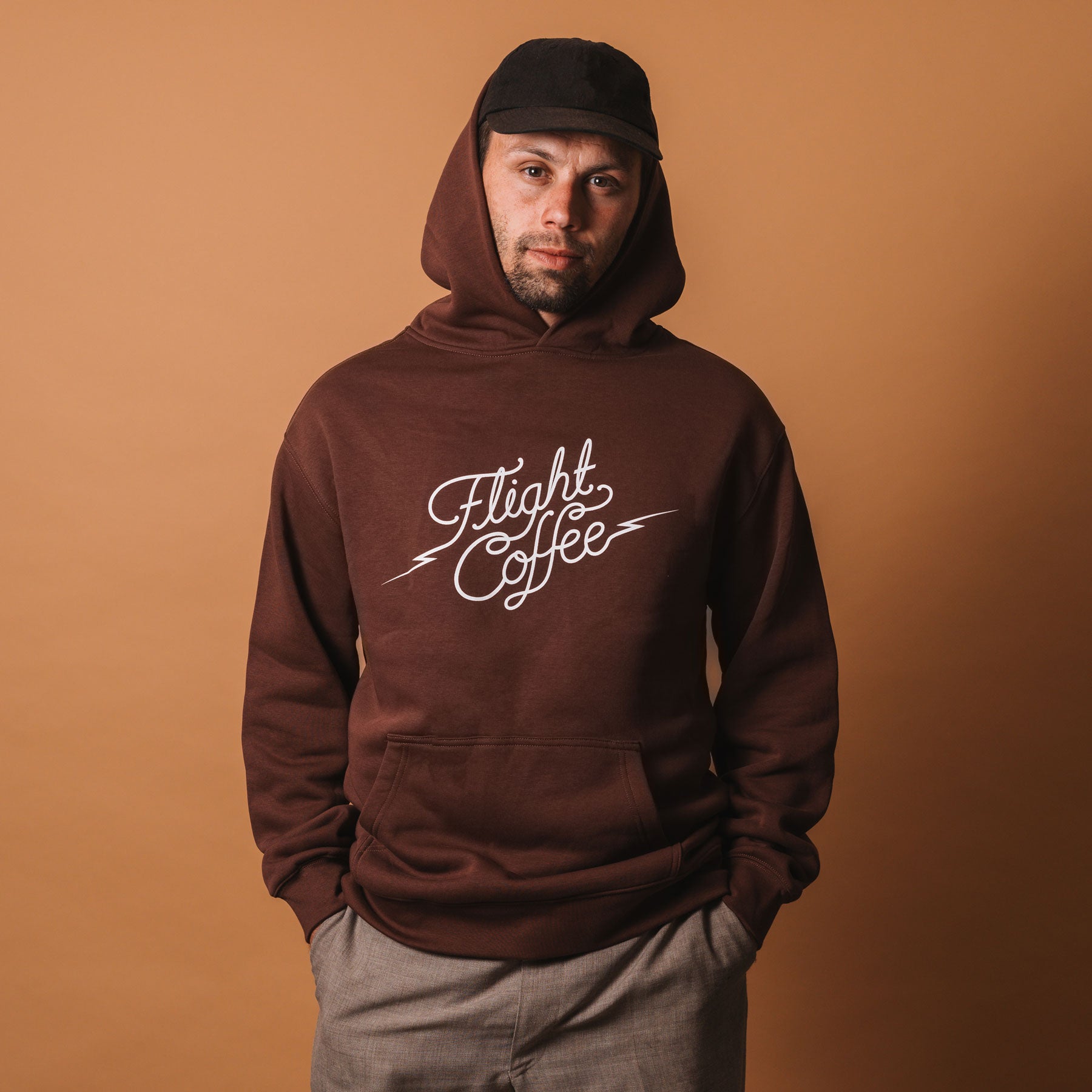 FC Brown Hoodie – Flight Coffee