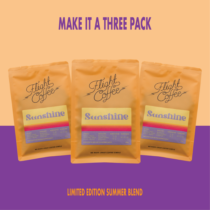 SUNSHINE THREE PACK - Limited Edition Summer Blend - save 15%