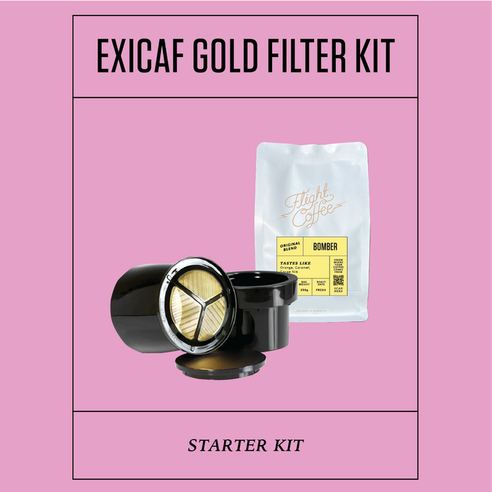 Exicaf Gold Filter Kit - Starter Kit