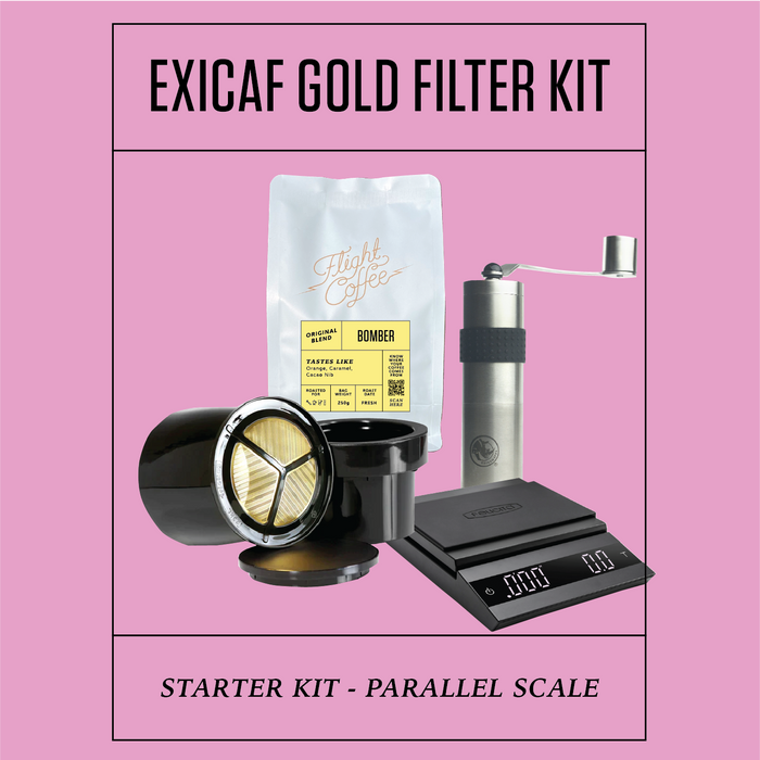 Exicaf Gold Filter Kit w/ Parallel Scales