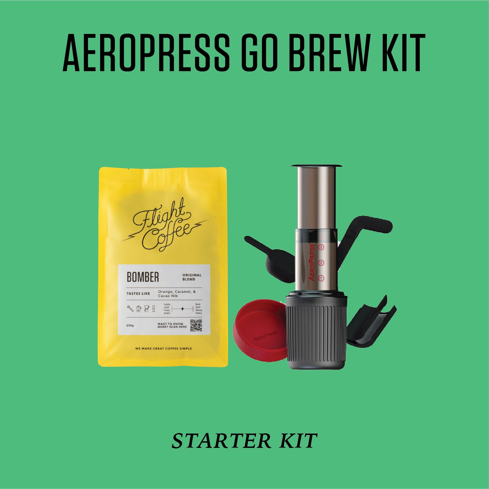 Aeropress Go Brew Kit - Starter Kit