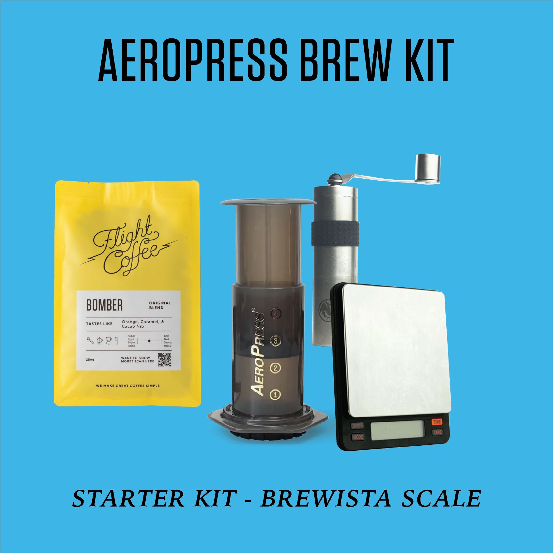 Aeropress Brew Kit w/ Brewista Scales