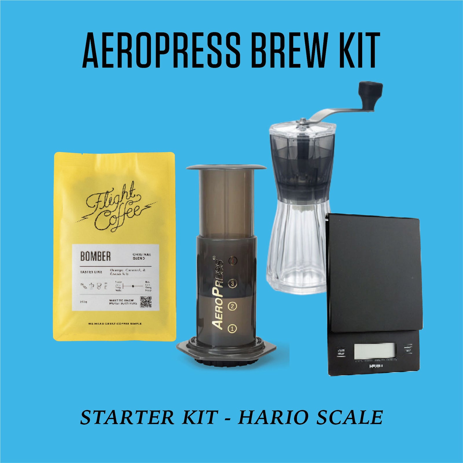 Aeropress Brew Kit w/ Hario Scales