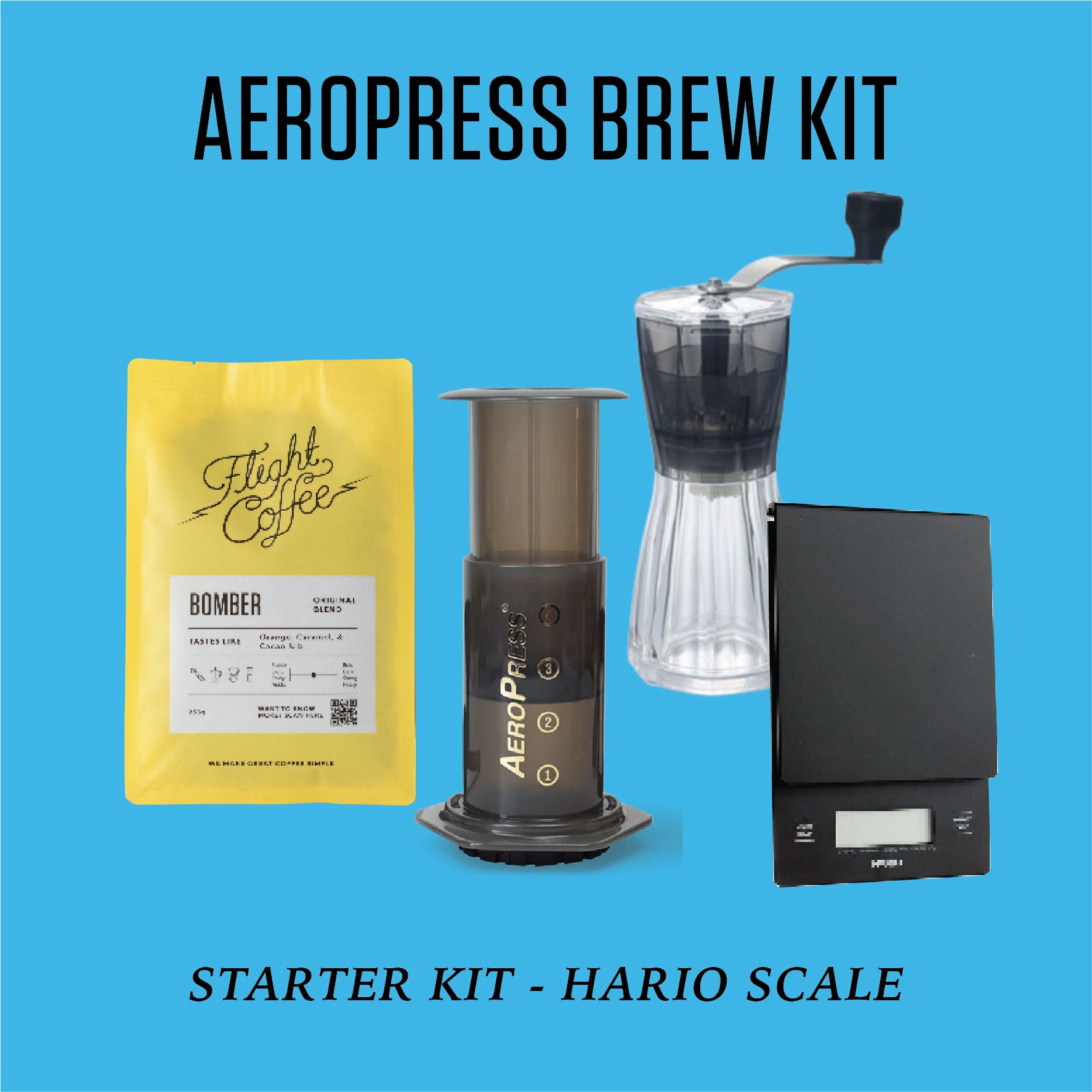 Aeropress Brew Kit w/ Hario Scales