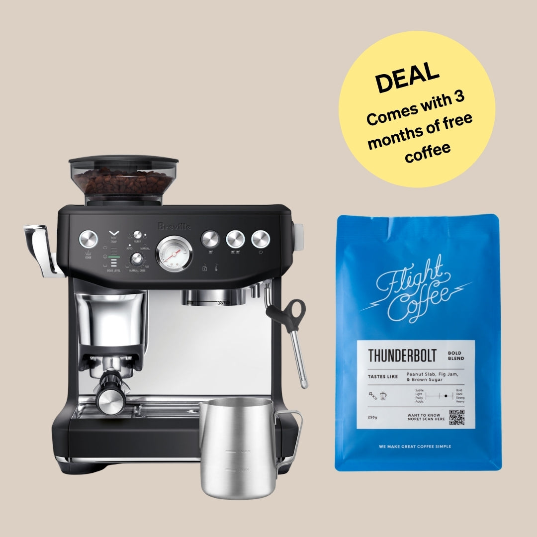 Breville Barista Express Impress Machine + 3 Months of Coffee