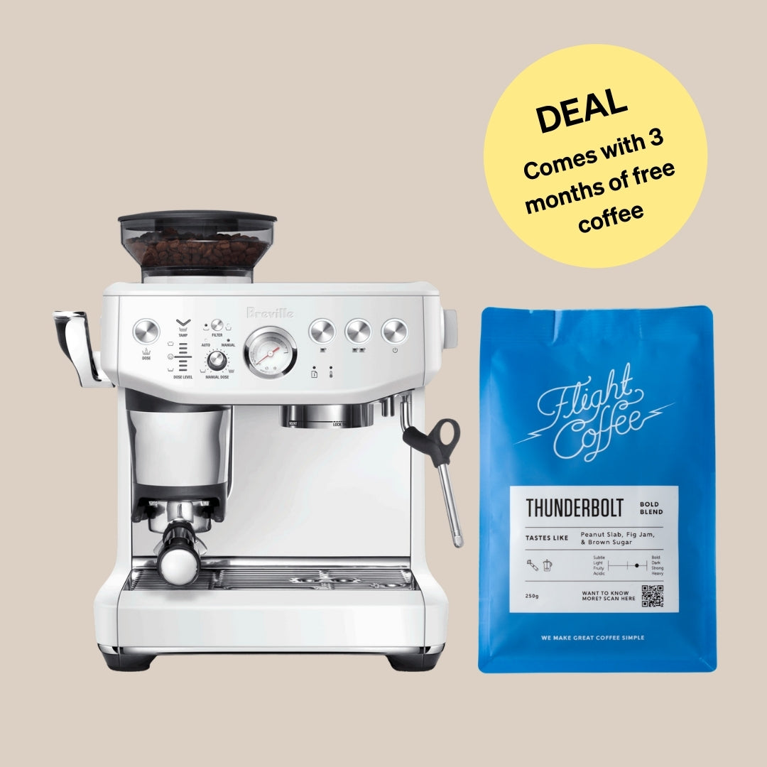 Breville Barista Express Impress Machine + 3 Months of Coffee