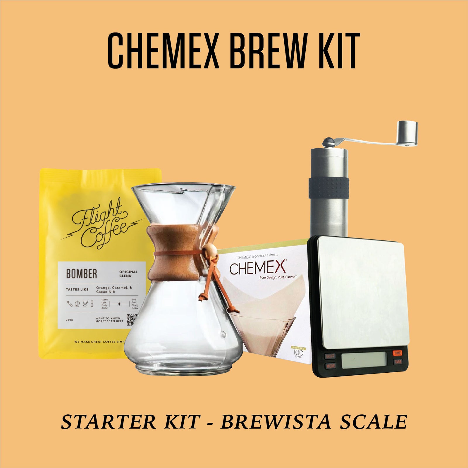 Chemex Brew Kit w/ Brewista Scales