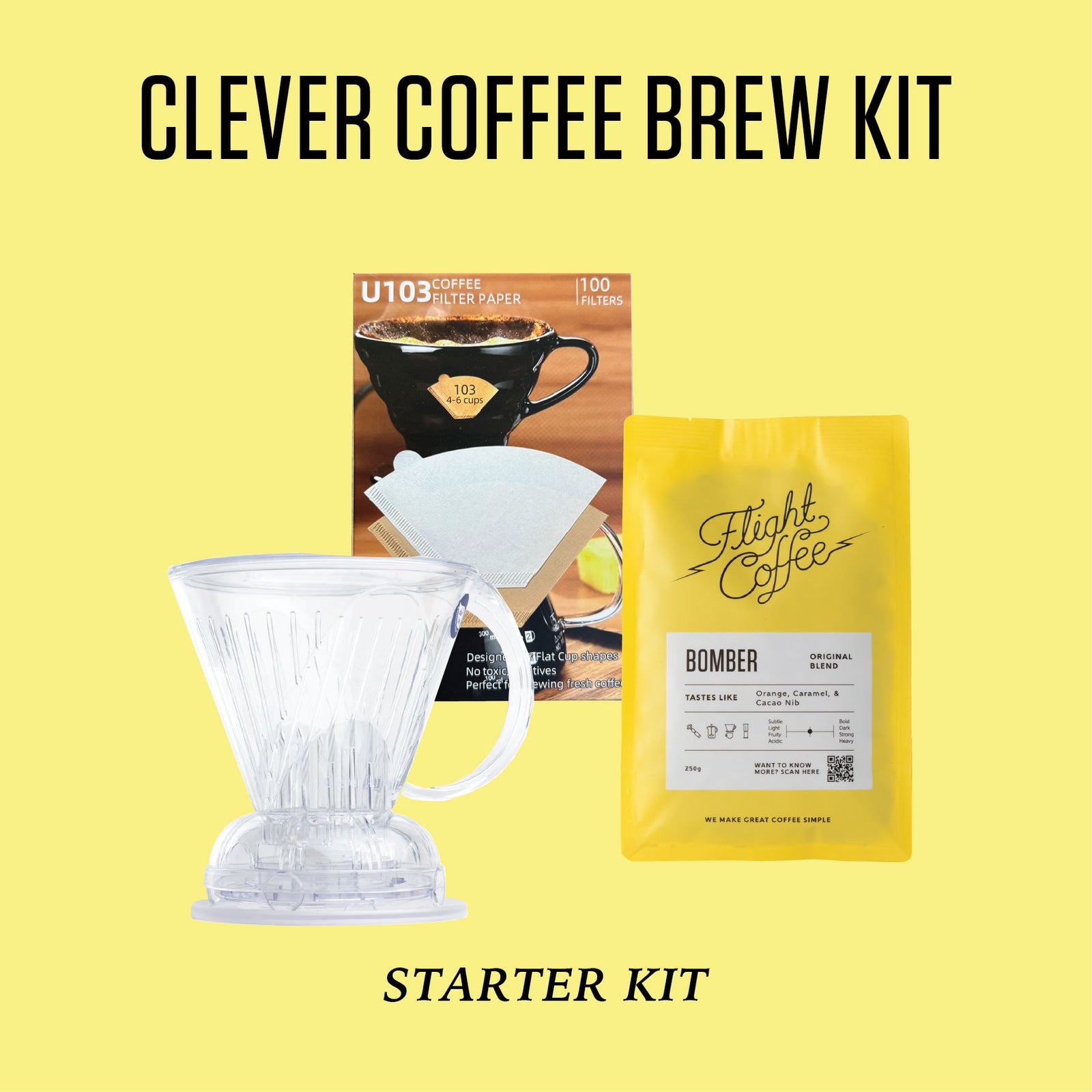 Clever Coffee Brew Kit - Starter Kit