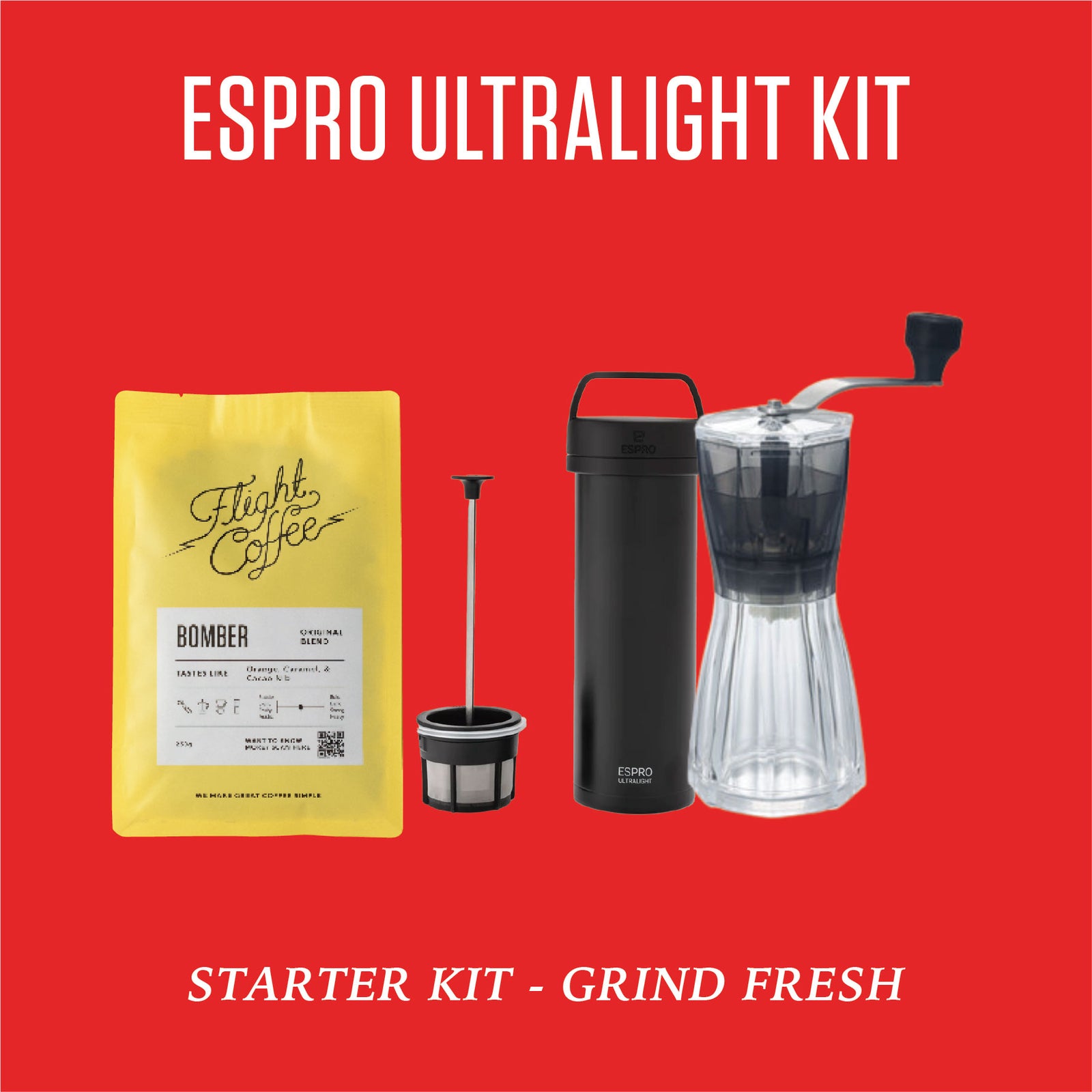 Espro Ultralight Kit w/ Hand Grinder