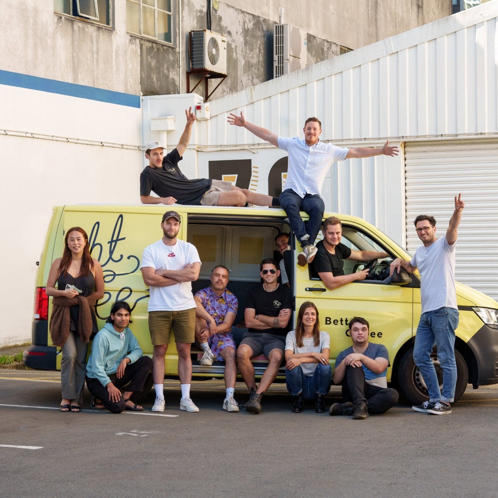 Flight Coffee van and team