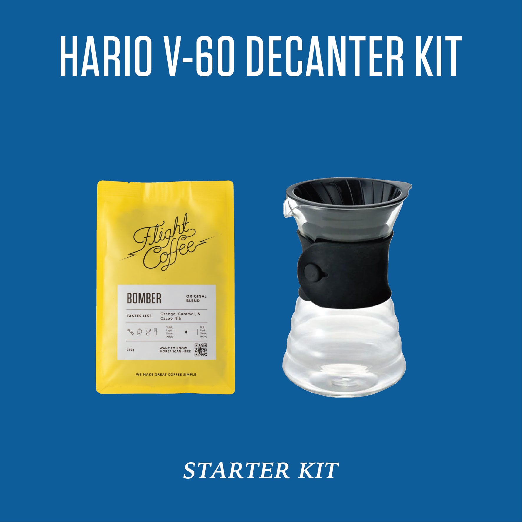 Hario V60 Decanter Kit - Starter Kit