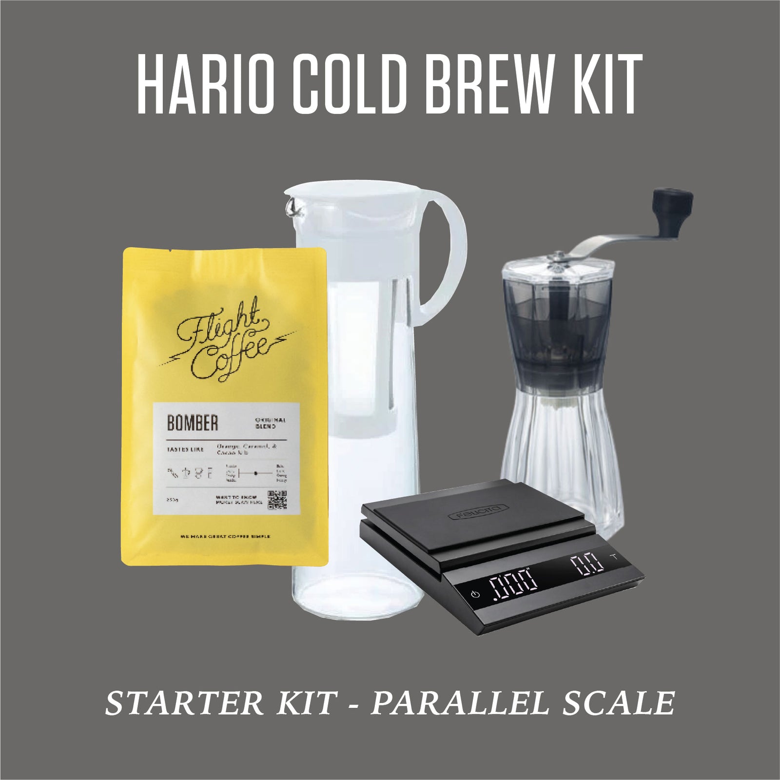 Hario Cold Brew Kit w/ Parallel Scales