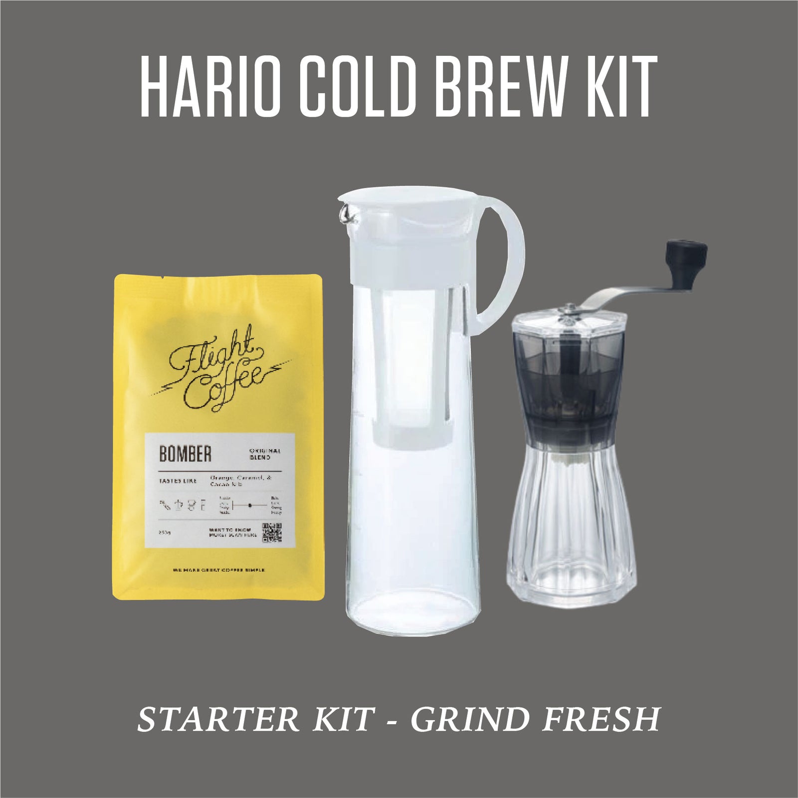Hario Cold Brew Kit w/ Hand Grinder