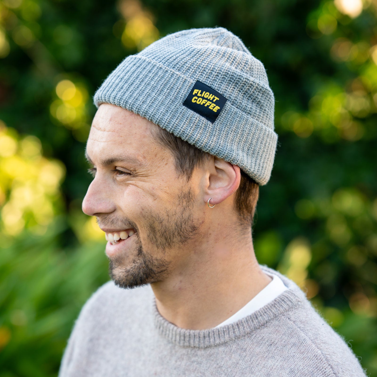 FC cable beanie grey