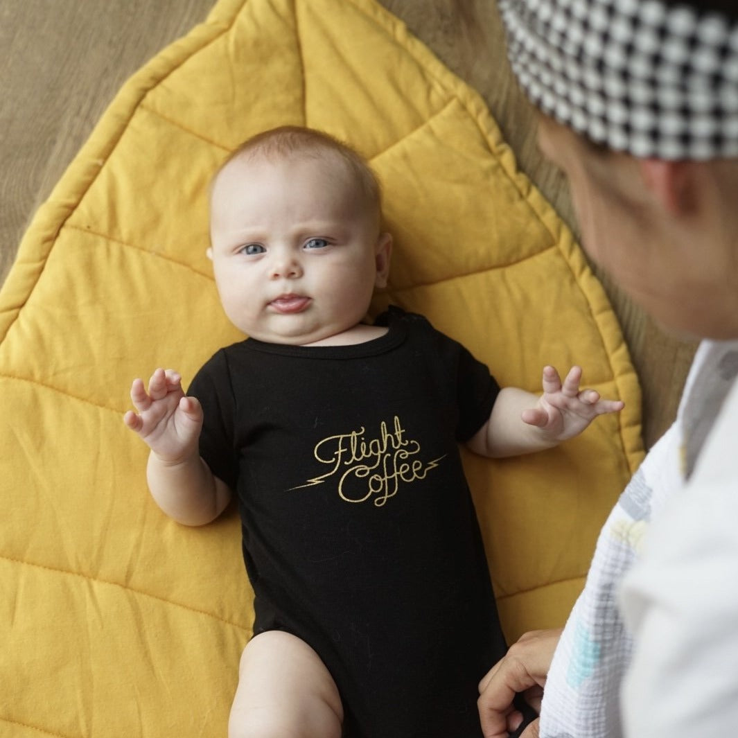 Flight Coffee Baby Onesie - 3-6 month