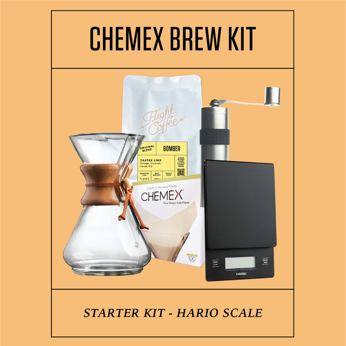 Chemex Brew Kit w/ Hario Scales