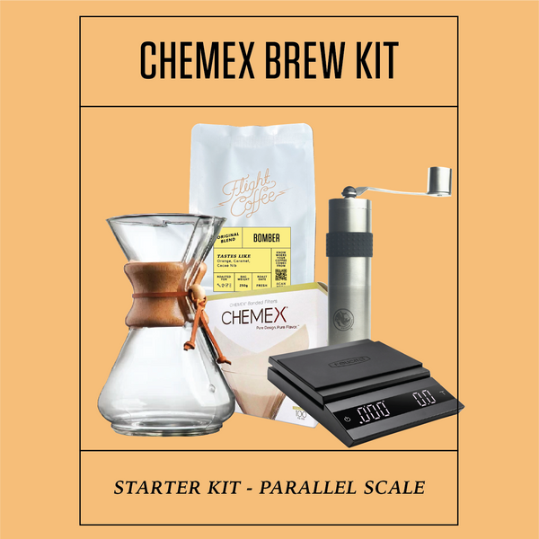 Chemex Brew Kit w/ Parallel Scales Flight Coffee