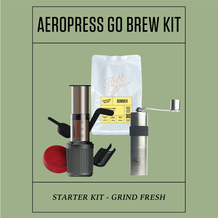 Aeropress Go Brew Kit w/ Hand Grinder