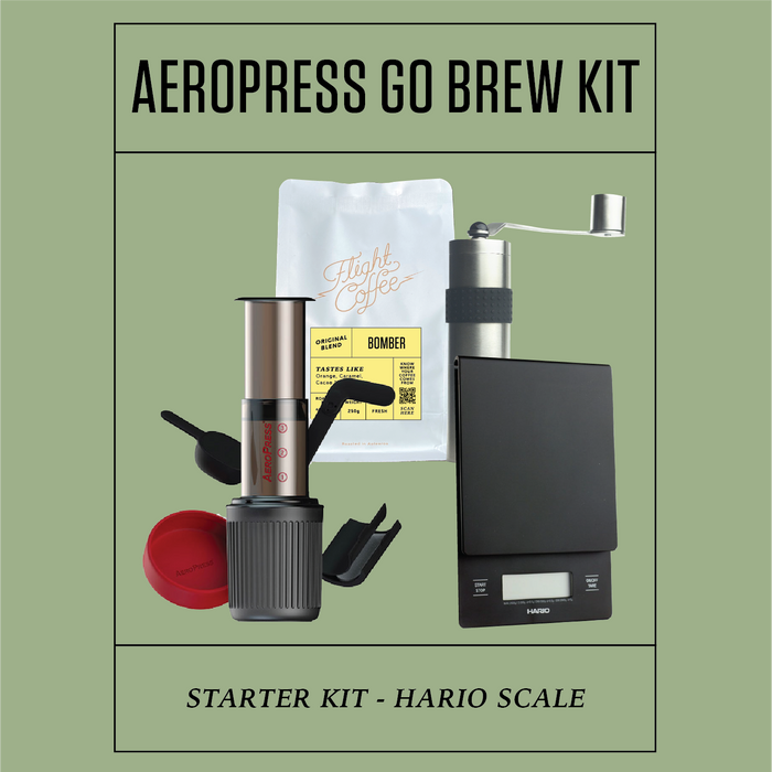 Aeropress Go Brew Kit w/ Hario Scales