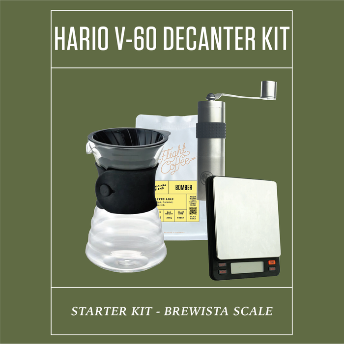 Hario V60 Decanter Kit w/ Brewista Scales