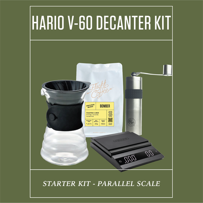 Hario V60 Decanter Kit w/ Parallel Scales