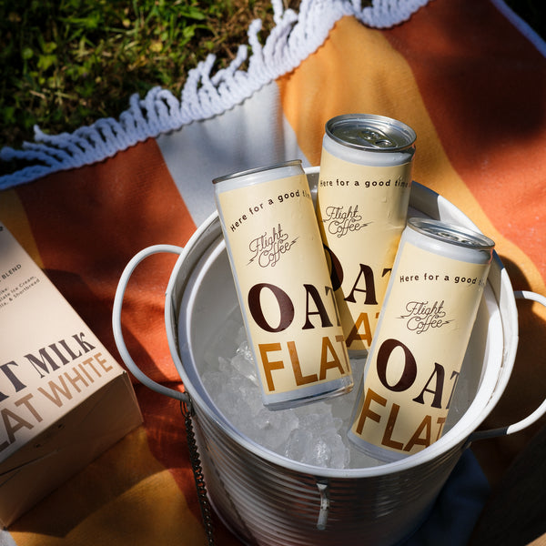 Oat Milk Flat White Flight Coffee